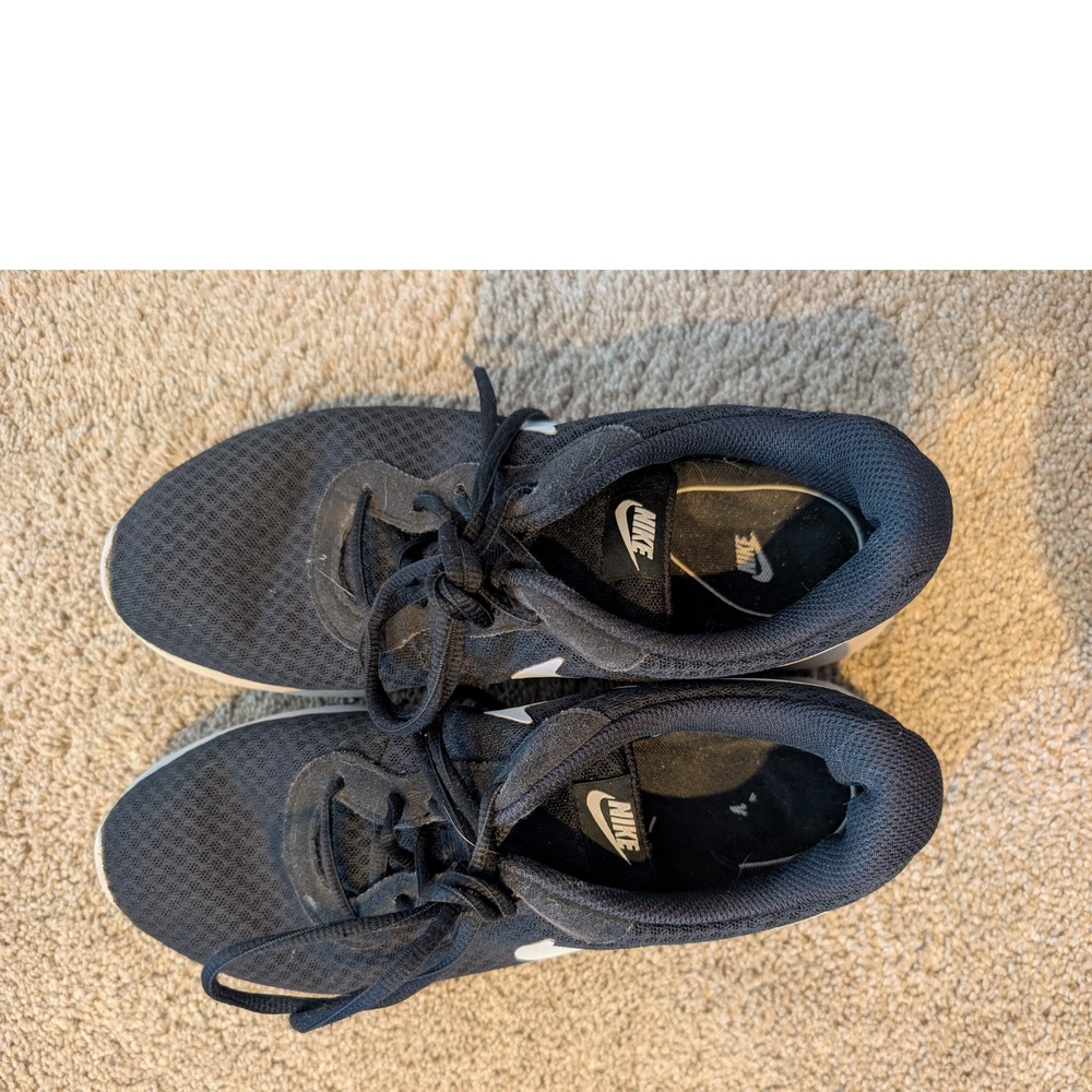 Nike black running shoes - size 10